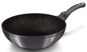 Aluminiowy wok z potrójną powłoką granitową 28cm - Migusto 6X