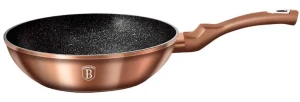 Złota patelnia typu wok z powłoką granitową 28cm - Arwen 8X
