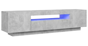 Szafka RTV w kolorze szarego betonu - Dobix