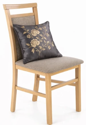 Krzesło drewniane tapicerowane do salonu - Kensa 5X