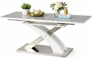 Popielaty stół rozkładany do salonu - Nomer