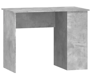 Szare biurko z półkami w kolorze beton - Ilumox