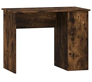 Biurko z półkami w kolorze przydymionego dębu - Ilumox