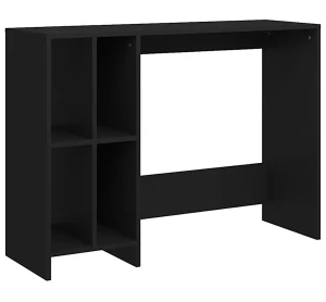 Biurko z półkami na książki w kolorze czarnym - Medios