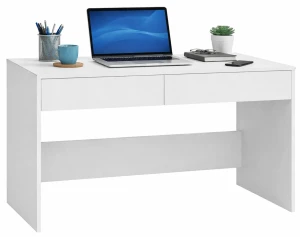 Białe biurko z szufladami - Dulano