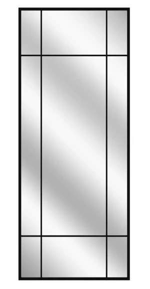 Prostokątne industrialne lustro ze szprosami - Wagacio 4X