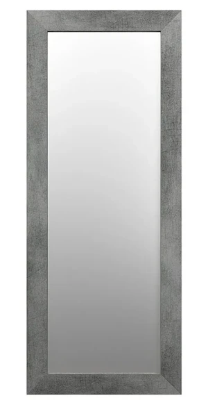 Prostokątne loftowe lustro ścienne w kolorze betonu - Uruso