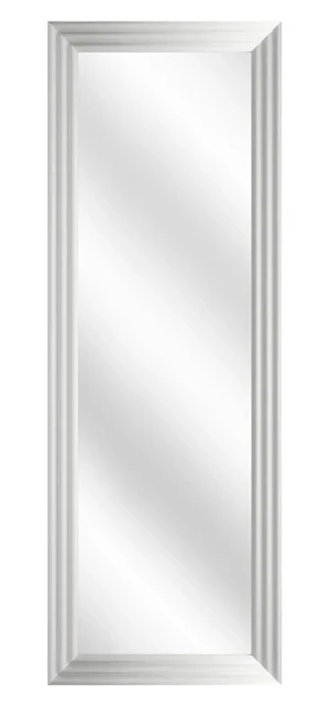 Prostokątne lustro ścienne w białej ramie - Caprera