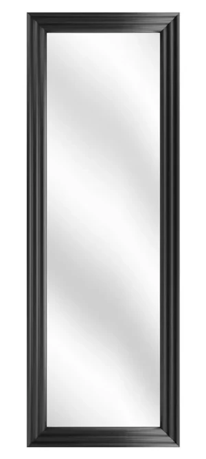 Prostokątne nowoczesne lustro w czarnej ramie - Caprera