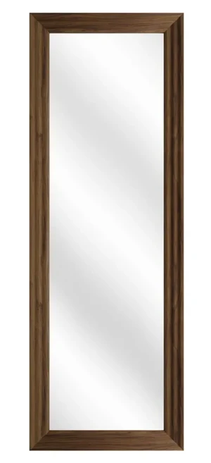 Prostokątne lustro w ramie w kolorze ciemny dąb - Caprera