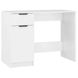 Białe minimalistyczne biurko - Reves