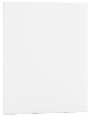 Biały front do zmywarki z panelem otwartym 45 cm - Elandro 15X