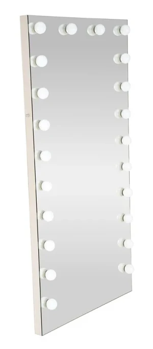 Prostokątne lustro wiszące z oświetleniem - Olingo