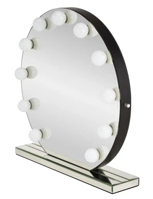 Okrągłe lustro z oświetleniem LED - Junko