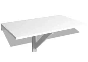 Biały składany stolik na ścianę - Bemmi