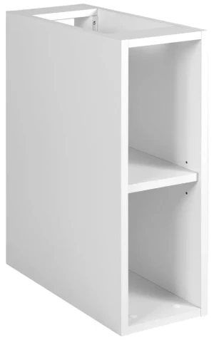 Biała wąska półka łazienkowa 20 cm - Aploni 3X