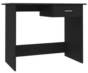 Czarne minimalistyczne biurko o szerokości 100 cm - Mirden