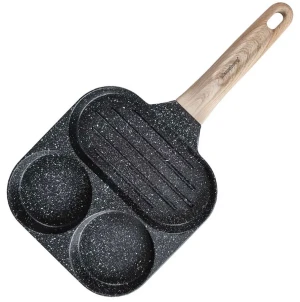 Czarna patelnia do smażenia jajek - Nives 5X