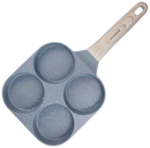 Szara patelnia do jajek z 4 wgłębieniami - Nives 8X