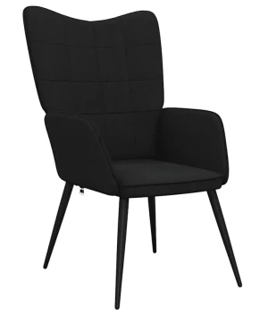 Czarny fotel do salonu - Ofeos