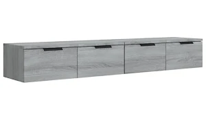 Dwie szafki wiszące szary dąb sonoma - Lewix