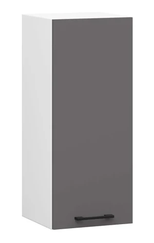 Szara wąska górna szafka kuchenna - Vivienne 15X 30 cm