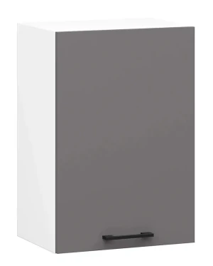 Szara wiszaca szafka kuchenna z półkami - Vivienne 4X 40 cm