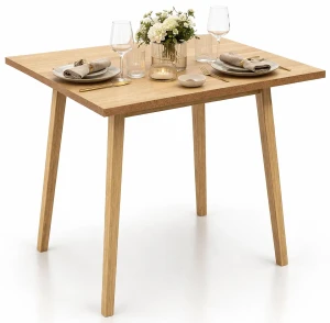 Składany stół jadalniany naturalne drewno - Himunir