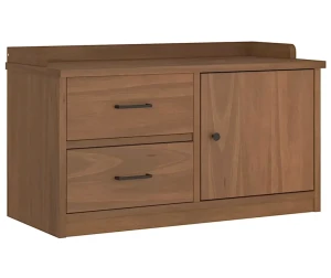 Szafka z siedziskiem drewno orzechowe - Molari