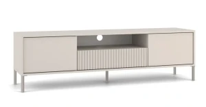 Kaszmirowa szafka RTV na nóżkach - Valdi 7X