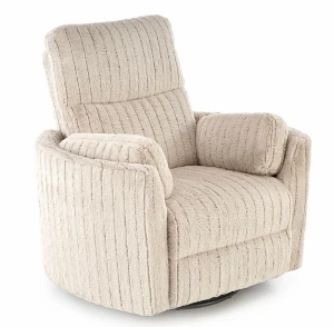 Beżowy rozkładany fotel wypoczynkowy - Grover