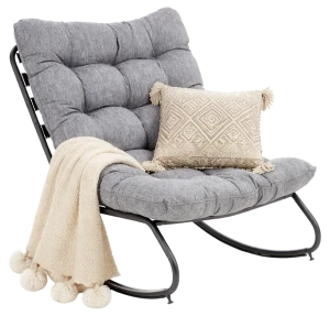 Nowoczesny fotel bujany - Ellen