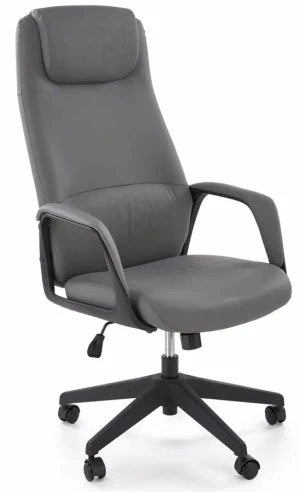 Popielaty fotel obrotowy - Javo