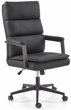 Czarny nowoczesny fotel obrotowy - Santis