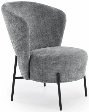 Szary nowoczesny fotel wypoczynkowy - Dorinos