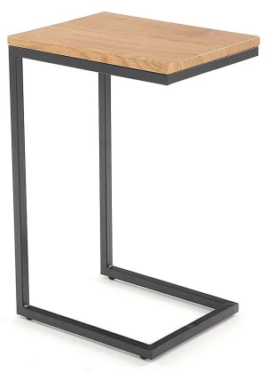 Wsuwany stolik pod laptopa  dąb złoty - Dragan