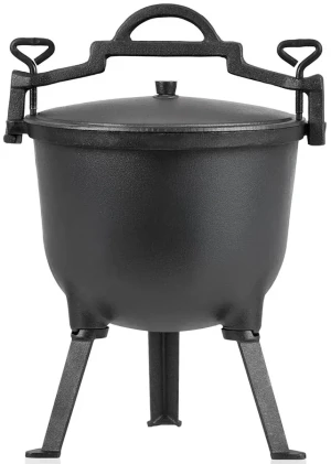 Żeliwny kociołek do gotowania 8L - Astem 3X