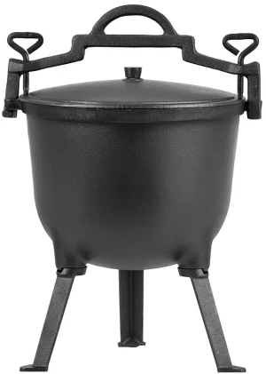 Żeliwny kociołek do gotowania 10L - Astem 4X