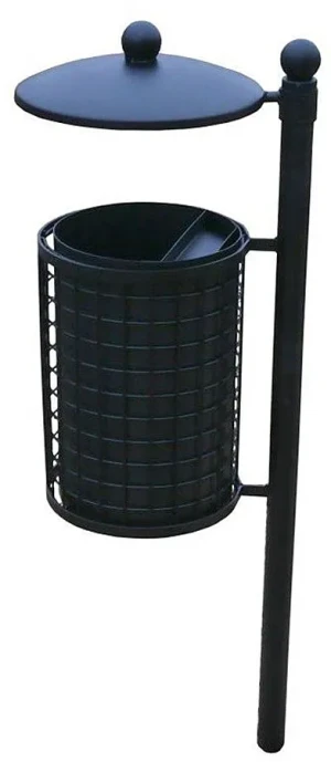 Nowoczesny kosz na śmieci z daszkiem 35 l - Greenio