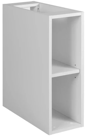 Biały wąski regał półka łazienkowa 20 cm - Onellia 6X