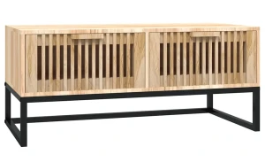 Industrialny stolik kawowy z 2 szufladami - Avorro