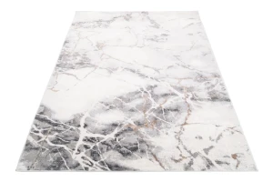 Szary nowoczesny dywan marmur - Glumor 2X