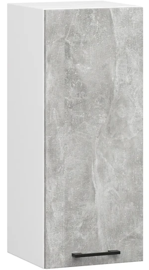 Wąska górna szafka kuchenna beton 30 cm - Poli 25X
