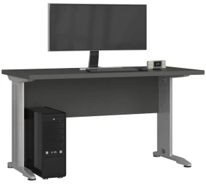 Szare biurko komputerowe - Rook