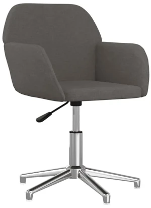 Ciemnoszare krzesło obrotowe do pracowni - Rush