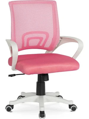 Różowy fotel obrotowy - Gafo