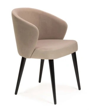 Beżowe tapicerowe krzesło - Gifix 3X