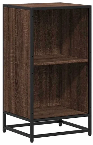 Regał stojący do salonu brązowy dąb - Shevo 3X