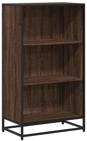 Regał na książki brązowy dąb - Shevo 4X