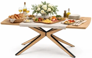 Nowoczesny rozkładany stół do jadalni - Fize